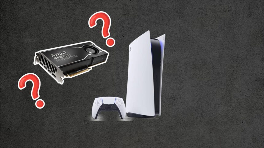 graphics card artwork with ps5 on it