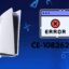 ps5 error code ce-108262-9 artwork