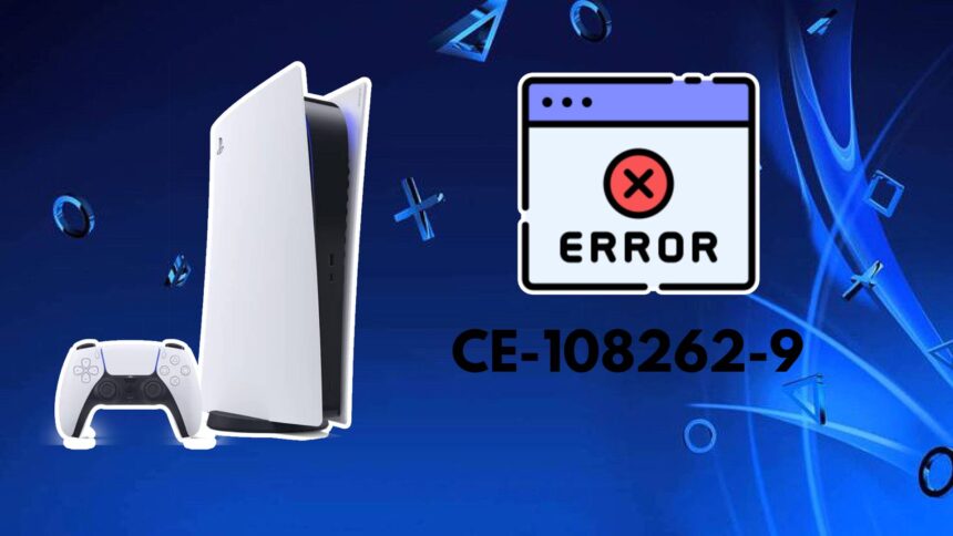ps5 error code ce-108262-9 artwork