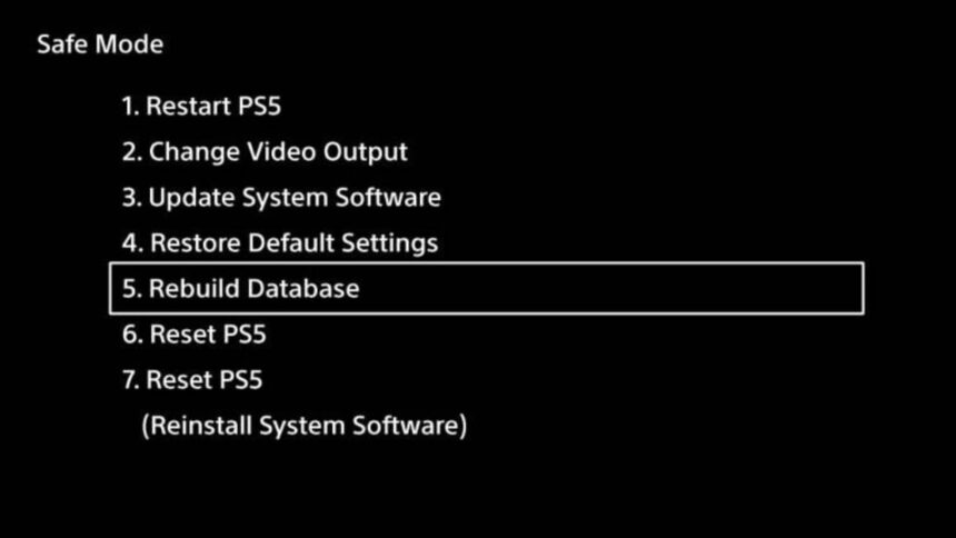 How to Boot PlayStation 5 in Safe Mode