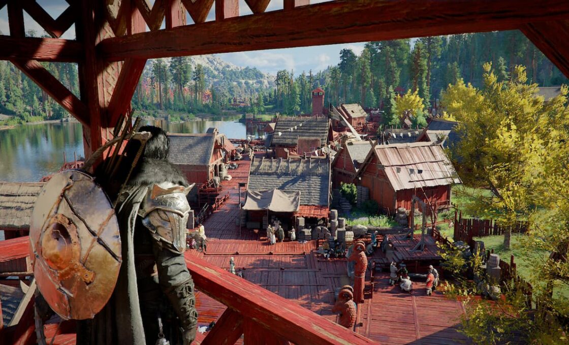 A town in Crimson Desert