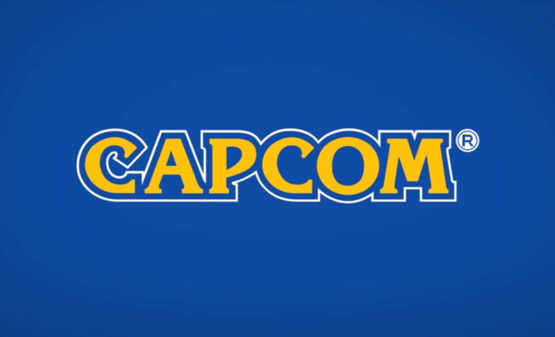 Capcom's logo on a blue background