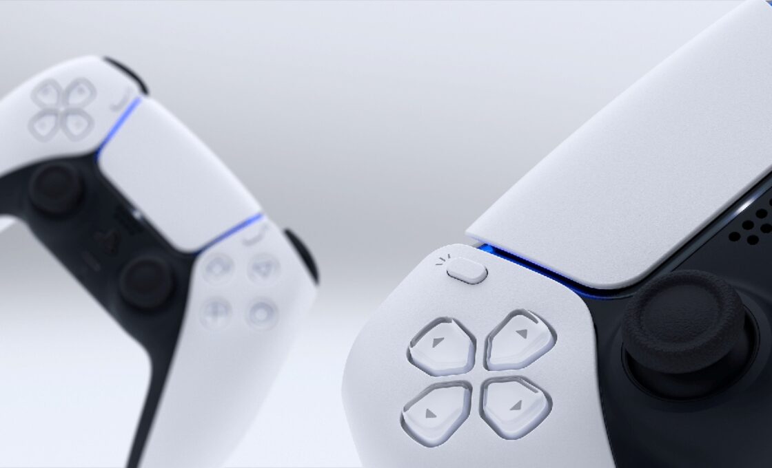 Two DualSense controllers