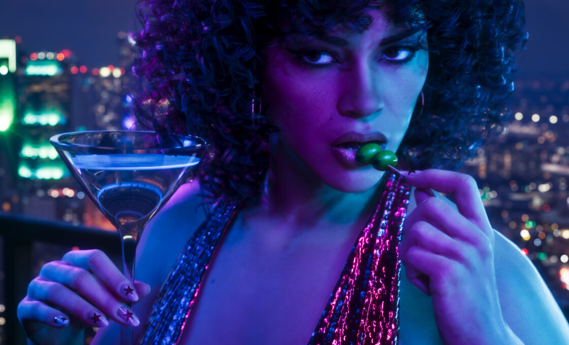 GTA 6's Lucia in an 80s-style outfit