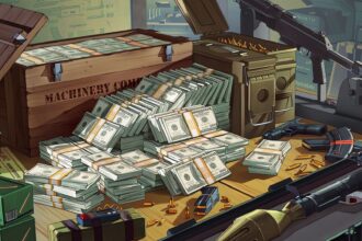 Stacks of cash in GTA Online