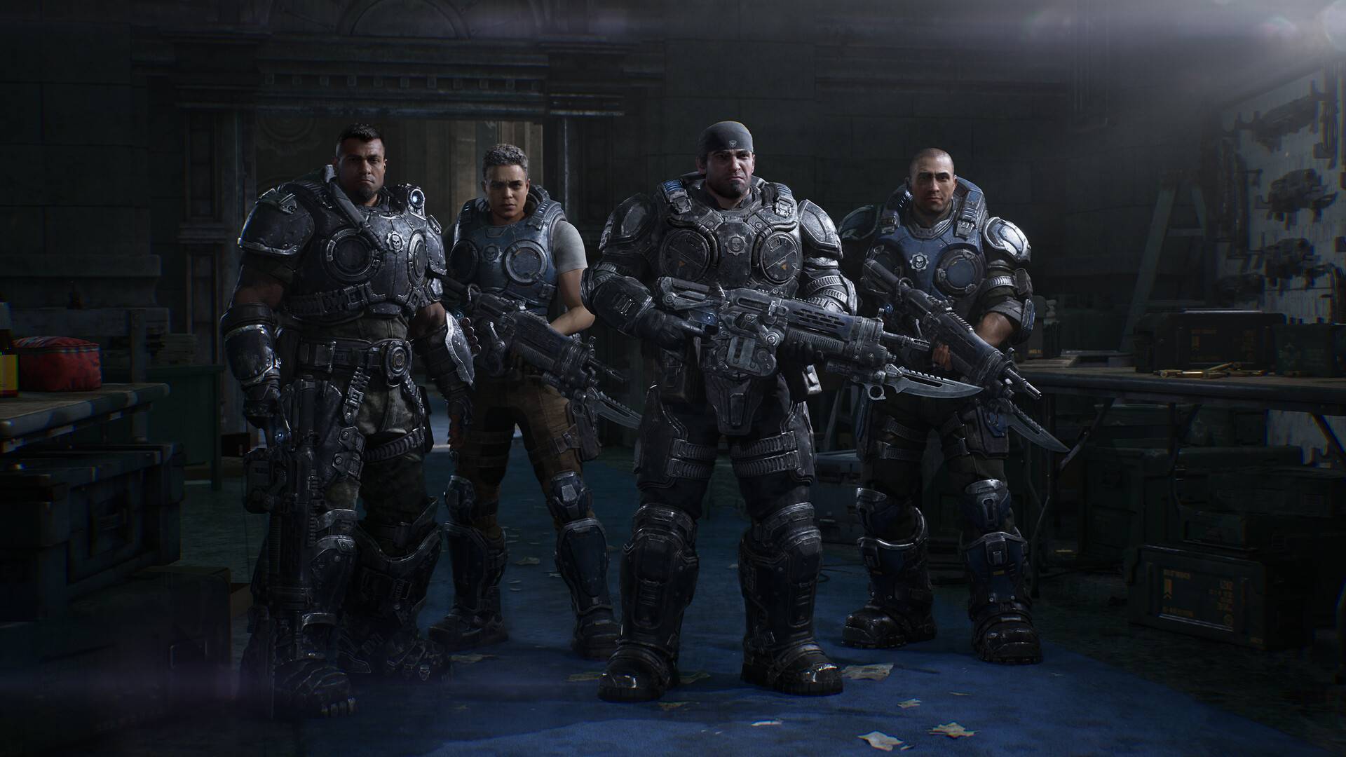 gears of war e day squad lineup